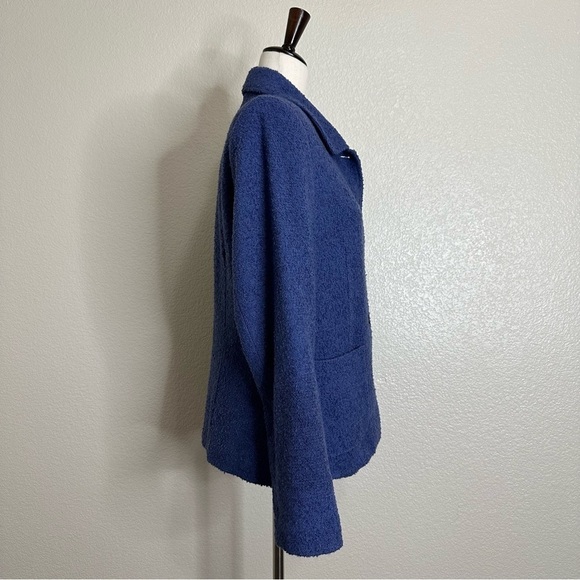 Charter Club Wool Blend Blue Button Down Women's Blazer, Size 10 - Picture 7 of 13